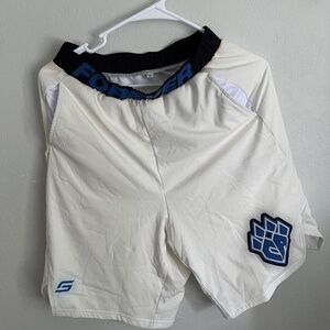 White Cheer Athletic Shorts